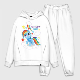 Мужской костюм хлопок OVERSIZE с принтом Rainbow Dash в Кировске,  |  | dash | pony | rainbow | rainbow dash | детские | мой маленький пони | пони