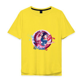 Мужская футболка хлопок Oversize с принтом WinX - Муза в Кировске, 100% хлопок | свободный крой, круглый ворот, “спинка” длиннее передней части | Тематика изображения на принте: 