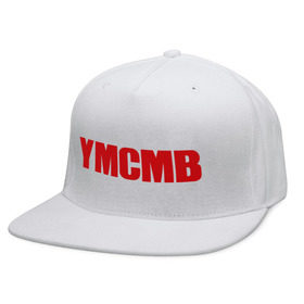 Кепка снепбек с прямым козырьком с принтом Logo YMCMB в Кировске, хлопок 100% |  | swag | модный | сваг | свег | свог | свэг | стиль
