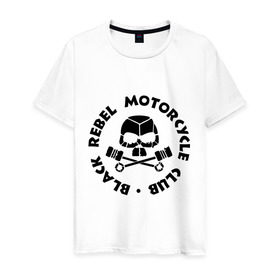 Мужская футболка хлопок с принтом Black rebel motorcycle club в Кировске, 100% хлопок | прямой крой, круглый вырез горловины, длина до линии бедер, слегка спущенное плечо. | black rebel | black rebel motorcycle club | motorcycle club | мотоциклы