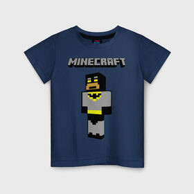 Детская футболка хлопок с принтом Mine в Кировске, 100% хлопок | круглый вырез горловины, полуприлегающий силуэт, длина до линии бедер | boom | minecraft | игры | компьютерные игры | майнкрафт