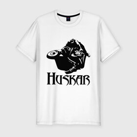 Мужская футболка премиум с принтом Huskar в Кировске, 92% хлопок, 8% лайкра | приталенный силуэт, круглый вырез ворота, длина до линии бедра, короткий рукав | 