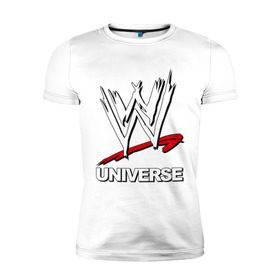 Мужская футболка премиум с принтом WWE universe в Кировске, 92% хлопок, 8% лайкра | приталенный силуэт, круглый вырез ворота, длина до линии бедра, короткий рукав | джон сина