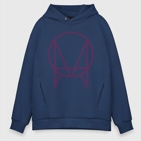 Мужское худи Oversize хлопок с принтом Skrillex logotype в Кировске, френч-терри — 70% хлопок, 30% полиэстер. Мягкий теплый начес внутри —100% хлопок | боковые карманы, эластичные манжеты и нижняя кромка, капюшон на магнитной кнопке | dub step | dubstep | skrilex | skrillex | даб степ | дабстеп | ди джей | диджей | музыка | скриллекс