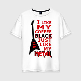 Женская футболка хлопок Oversize с принтом Mindless Self Indulgence - Coffee black в Кировске, 100% хлопок | свободный крой, круглый ворот, спущенный рукав, длина до линии бедер
 | Тематика изображения на принте: metal | rock | метал | музыка | рок