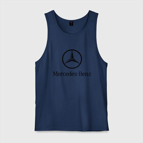 Мужская майка хлопок с принтом Logo Mercedes-Benz в Кировске, 100% хлопок |  | Тематика изображения на принте: mercedes | mercedes benz | логотип mercedes | логотип mercedes benz | логотип мерседерс бенс | мерен | мерседерс | мерседерс бенс
