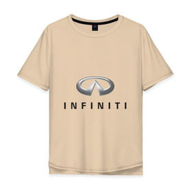 Мужская футболка хлопок Oversize с принтом Logo Infiniti в Кировске, 100% хлопок | свободный крой, круглый ворот, “спинка” длиннее передней части | infiniti автомобиль | автомобиль инфинити | инфинити | логотип infiniti | логотип инфинити