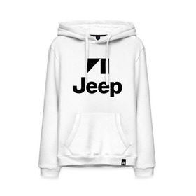 Мужская толстовка хлопок с принтом Jeep logo в Кировске, френч-терри, мягкий теплый начес внутри (100% хлопок) | карман-кенгуру, эластичные манжеты и нижняя кромка, капюшон с подкладом и шнурком | jeep | автомобиль jeep | автомобиль джип | джип | логотип jeep | логотип джип