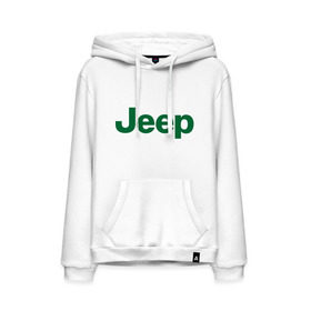 Мужская толстовка хлопок с принтом Logo Jeep в Кировске, френч-терри, мягкий теплый начес внутри (100% хлопок) | карман-кенгуру, эластичные манжеты и нижняя кромка, капюшон с подкладом и шнурком | jeep | автомобиль jeep | автомобиль джип | джип | логотип jeep | логотип джип