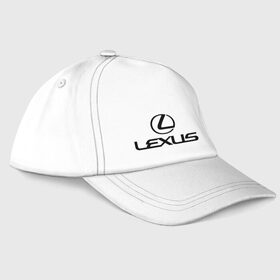 Бейсболка с принтом Lexus logo в Кировске, 100% хлопок | классический козырек, металлическая застежка-регулятор размера | lexus | автобренды | автолюбителям | бренд | лексус | логотип