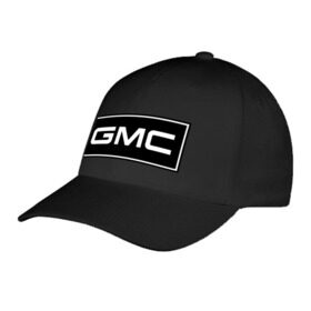 Бейсболка с принтом GMC logo в Кировске, 100% хлопок | классический козырек, металлическая застежка-регулятор размера | gmc | дженерал моторс | логотип | машина