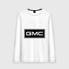 Мужской лонгслив хлопок с принтом GMC logo в Кировске, 100% хлопок |  | gmc | дженерал моторс | логотип | машина