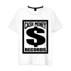 Мужская футболка хлопок с принтом Cash money records в Кировске, 100% хлопок | прямой крой, круглый вырез горловины, длина до линии бедер, слегка спущенное плечо. | dollar | swag | swag style | доллар | одежда сваг | сваг | сваг стиль | свег | свог | свэг