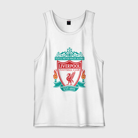 Мужская майка хлопок с принтом Liverpool logo в Кировске, 100% хлопок |  | ливерпуль