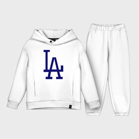 Детский костюм хлопок Oversize с принтом Los Angeles Dodgers logo в Кировске,  |  | baseball | la | los angeles dodgers | бейсбол | лос анджелес доджерс | спорт