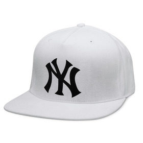 Кепка снепбек с прямым козырьком с принтом New York Yankees в Кировске, хлопок 100% |  | baseball | new york yankees | бейсбол | нью йорк янкиз | спорт | янки