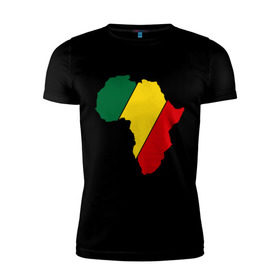 Мужская футболка премиум с принтом Мама Африка в Кировске, 92% хлопок, 8% лайкра | приталенный силуэт, круглый вырез ворота, длина до линии бедра, короткий рукав | bob marley | reggae | раста | растаманские | растафари
