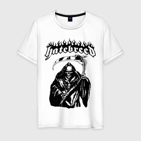Мужская футболка хлопок с принтом Hatebreed live в Кировске, 100% хлопок | прямой крой, круглый вырез горловины, длина до линии бедер, слегка спущенное плечо. | hatebreed | hatebreed live