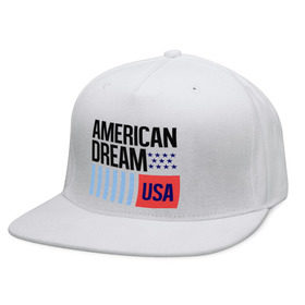 Кепка снепбек с прямым козырьком с принтом American Dream в Кировске, хлопок 100% |  | swag | swag style | usa | америка | американская мечта | одежда сваг | сваг | сваг стиль | свег | свог | свэг | штаты