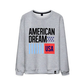 Мужской свитшот хлопок с принтом American Dream в Кировске, 100% хлопок |  | swag | swag style | usa | америка | американская мечта | одежда сваг | сваг | сваг стиль | свег | свог | свэг | штаты