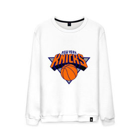 Мужской свитшот хлопок с принтом NY Knicks в Кировске, 100% хлопок |  | basketball | nba | баскетболл | лого баскетбольных клубов | нба | нью йорк