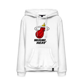 Мужская толстовка хлопок с принтом Miami Heat-logo в Кировске, френч-терри, мягкий теплый начес внутри (100% хлопок) | карман-кенгуру, эластичные манжеты и нижняя кромка, капюшон с подкладом и шнурком | basketball | nba | баскетболл | лого баскетбольных клубов | майами | нба