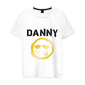 Мужская футболка хлопок с принтом Danny (HU) в Кировске, 100% хлопок | прямой крой, круглый вырез горловины, длина до линии бедер, слегка спущенное плечо. | danny | hollywood undead | дени | денни | маска danny | реп | рок реп