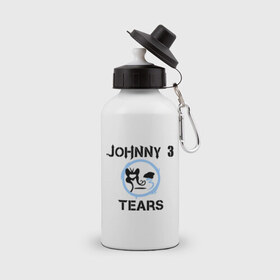 Бутылка спортивная с принтом Johnny 3 Tears (HU) в Кировске, металл | емкость — 500 мл, в комплекте две пластиковые крышки и карабин для крепления | huhollywood undead | johnny 3 | johnny 3 tears | johnny tears | джони теарс 3