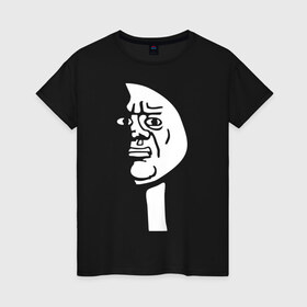 Женская футболка хлопок с принтом Грусть, печаль. в Кировске, 100% хлопок | прямой крой, круглый вырез горловины, длина до линии бедер, слегка спущенное плечо | mems | грустный мем | интернет мемы | мемы | печальный мем