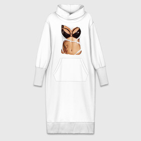 Платье удлиненное хлопок с принтом Кожаный бюст в Кировске,  |  | body | woman body | голое тело | женское тело | подарок жене | тело