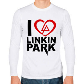 Мужской лонгслив хлопок с принтом I love linkin park (Я люблю Linkin Park) в Кировске, 100% хлопок |  | rock | линкин парк | музыкальная группа | рок группа | рок музыка