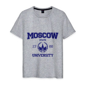 Мужская футболка хлопок MGU Moscow University купить в Кировске