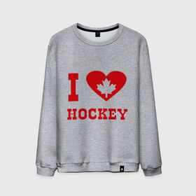Мужской свитшот хлопок с принтом Я люблю канадский хоккей. в Кировске, 100% хлопок |  | hockey | i love hochey | канада | кленовые листья | спорт | хоккей | я люблю хоккей