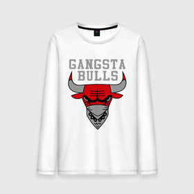 Мужской лонгслив хлопок с принтом Gangsta bulls в Кировске, 100% хлопок |  | bshirts | bulls | cihago bulls | gangsta bulls | swag | sweg | бык | красный бык | сваг | свег | чикаго булс
