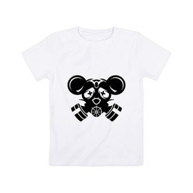 Детская футболка хлопок с принтом Dead Mouse в Кировске, 100% хлопок | круглый вырез горловины, полуприлегающий силуэт, длина до линии бедер | deadmau5 | deejay | dj | диджей