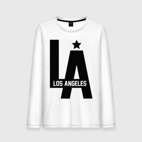 Мужской лонгслив хлопок с принтом Los Angeles Star в Кировске, 100% хлопок |  | la | la style | los andgeles | los angeles | rnd | star | usa | америка | город ангелов | города | лос анджелес | лос анжелес | лосанджелес | лосанжелес | рэп | страны | сша | штаты