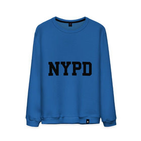 Мужской свитшот хлопок с принтом NYPD в Кировске, 100% хлопок |  | new york | силовые структуры