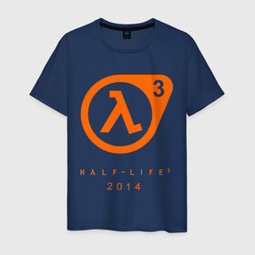 Мужская футболка хлопок с принтом Half - life 3 в Кировске, 100% хлопок | прямой крой, круглый вырез горловины, длина до линии бедер, слегка спущенное плечо. | компьютерные игры