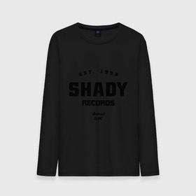 Мужской лонгслив хлопок с принтом Shady records в Кировске, 100% хлопок |  | хип хоп