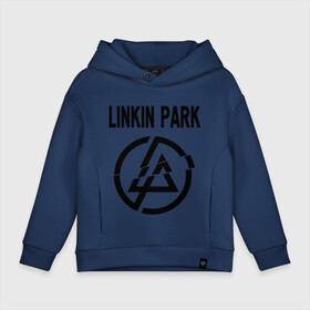 Детское худи Oversize хлопок с принтом Linkin Park в Кировске, френч-терри — 70% хлопок, 30% полиэстер. Мягкий теплый начес внутри —100% хлопок | боковые карманы, эластичные манжеты и нижняя кромка, капюшон на магнитной кнопке | linkin park | rock | альтернативный метал | альтернативный рок | линкин парк | ню метал | рок | рэпкор | электроник рок