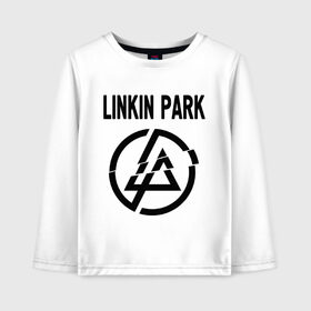 Детский лонгслив хлопок с принтом Linkin Park в Кировске, 100% хлопок | круглый вырез горловины, полуприлегающий силуэт, длина до линии бедер | linkin park | rock | альтернативный метал | альтернативный рок | линкин парк | ню метал | рок | рэпкор | электроник рок