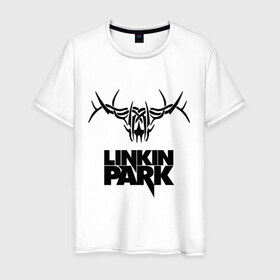 Мужская футболка хлопок с принтом Linkin Park в Кировске, 100% хлопок | прямой крой, круглый вырез горловины, длина до линии бедер, слегка спущенное плечо. | linkin park | rock | альтернативный метал | альтернативный рок | линкин парк | ню метал | рок | рэпкор | электроник рок