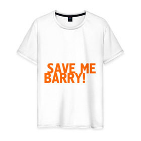 Мужская футболка хлопок с принтом Save me, Barry! в Кировске, 100% хлопок | прямой крой, круглый вырез горловины, длина до линии бедер, слегка спущенное плечо. | misfits