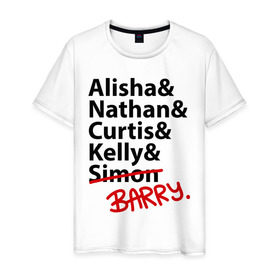 Мужская футболка хлопок с принтом Alisha&Natan&Curtis в Кировске, 100% хлопок | прямой крой, круглый вырез горловины, длина до линии бедер, слегка спущенное плечо. | misfits