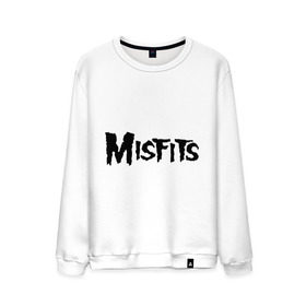 Мужской свитшот хлопок с принтом Misfits logo в Кировске, 100% хлопок |  | misfits