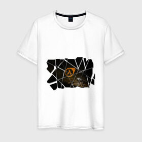 Мужская футболка хлопок с принтом Half-Life 3 (2) в Кировске, 100% хлопок | прямой крой, круглый вырез горловины, длина до линии бедер, слегка спущенное плечо. | компьютерные игры