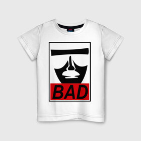 Детская футболка хлопок с принтом Breaking Bad в Кировске, 100% хлопок | круглый вырез горловины, полуприлегающий силуэт, длина до линии бедер | Тематика изображения на принте: bad | breaking bad | во все тяжкие