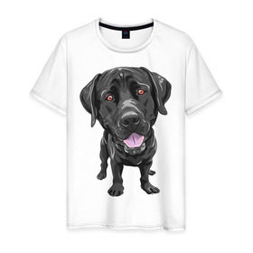 Мужская футболка хлопок с принтом Обожаю собак в Кировске, 100% хлопок | прямой крой, круглый вырез горловины, длина до линии бедер, слегка спущенное плечо. | люблю собак | обожаю собак | пес | песик | псина | собака | собачка