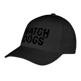 Бейсболка с принтом Watch Dogs в Кировске, 100% хлопок | классический козырек, металлическая застежка-регулятор размера | watch dogs | сторожевые псы