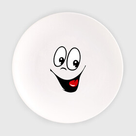 Тарелка с принтом Заразительная улыбка в Кировске, фарфор | диаметр - 210 мм
диаметр для нанесения принта - 120 мм | Тематика изображения на принте: smile | заразительная улыбка | смайл | смайлик | смайлы | улыбка